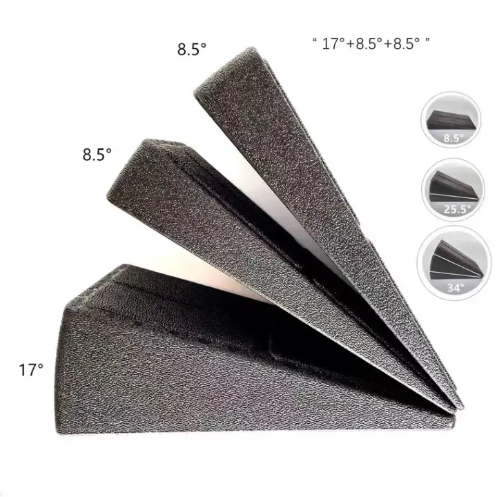 Bloques de cuñas de Yoga para ejercicio, 3 piezas, inclinados elásticos ajustables, bloques de cuñas en cuclillas - 1
