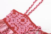 Nueva ropa de mujer, estilo europeo y americano francés retro impresión gancho costura diseño sentido vestido de punto falda de mujer - details 4