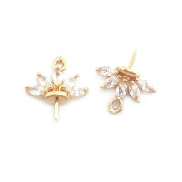 Colgante de Abalorio de Cuentas de Medio Agujero de Oro 18K Material de Metal de China - details 79