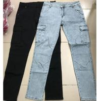 Jeans de Cargo para Hombres Pantalones de Algodón Denim Casuales con Múltiples Bolsillos - details 6