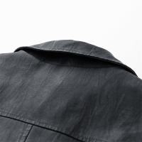 Chaqueta de Cuero Versátil CHAIFENKO para Hombres Cómoda y Suelta para Otoño-Invierno - details 6