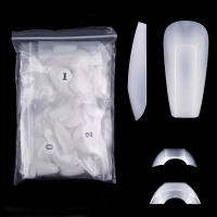 Puntas de uñas postizas 3D de gemometría, 504 piezas, para extensiones de uñas, salón de uñas y uso doméstico - details 0