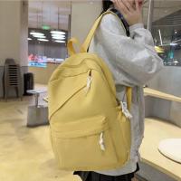Mochila Pequeña Y Fresca Para Estudiantes, Morral De Color Sólido, Informal, A La Moda, Para Estudiantes Universitarios - details 14