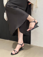Sandalias de Mujer con Suela Redonda y Punta Abierta Tacón Bajo, Color Sólido, Versátiles y Elegantes - details 5