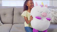 Saco de dormir de dibujos animados para niños y niñas, saco de dormir con almohada de felpa, cálido, Animal, regalo de Navidad - details 10