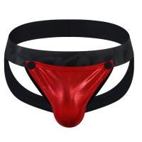 Arnés de piel sintética para Hombre, suspensorio de Bondage, fetiche Gay, ropa interior Sexual para discoteca, bolsa extraíble - details 6