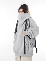 Sudadera con Capucha de Ninja de Olla de Tortuga de Otoño Sudadera de Vellón de Estilo Vintage para Hombres Ropa de Calle Japonesa Hip Hop de Moda Grande - details 5