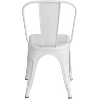 Silla apilable, Carga máx. 200 kg I Altura del Asiento 44 cm, Color:Blanco - details 4