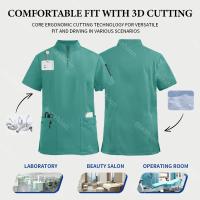 ropa médica para hombre, uniforme de hospital, traje exfoliante, ropa de trabajo quirúrgica, accesorios de enfermera, traje de trabajo para el cuidado de mascotas - details 12