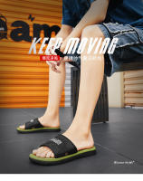 Nuevas zapatillas de verano de los hombres desgaste tendencia antideslizante zapatillas frescas casa de los hombres baño flip - details 1