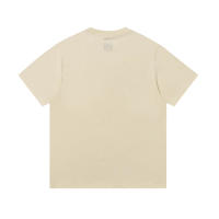 LOVE bordado de letras delanteras y traseras, camiseta holgada informal de manga corta de verano para hombre, camiseta de algodón puro de marca de moda para parejas de estilo americano - details 1
