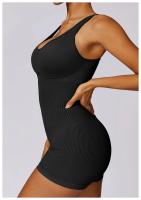 Seamless One-piece Yoga Clothing High-intensity Sweat Wicking Threaded Elastic Sports Tight Fitness One-piece Clothing Female - details 8