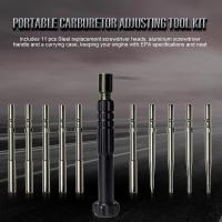 Ajustador de carburador de 11 piezas para motor de carburador, cabezales de destornillador de acero, destornillador de ajuste - details 0