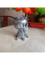 Cráneo de Halloween Popular, escultura de resina para decoración del hogar, maceta de flores, adorno para vacaciones - details 13