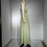 Vestido Largo Sin Mangas de Verano de Color Sólido Cuello de Diadema a la Moda - details 32