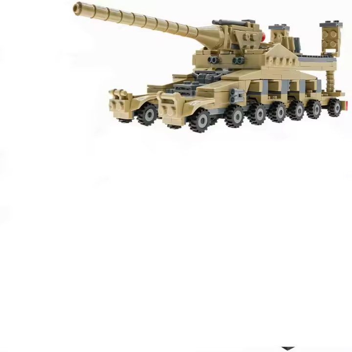 Set de Bloques de Construcción de Arma de Artillería Alemana Dora 16 Vehículos Militares Pequeños y 20 Soldados Juguetes Juego de Juguetes y Juegos - 1