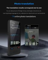 Dispositivo traductor portátil S85, pantalla grande, 138 idiomas, traductor de voz inteligente en tiempo Real, traducción sin conexión - details 7
