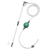 Cambiador de agua para acuario, bomba de aire, herramientas de limpieza, limpiador de grava, bomba de sifón al vacío con boquilla de filtro, nuevo - details 2