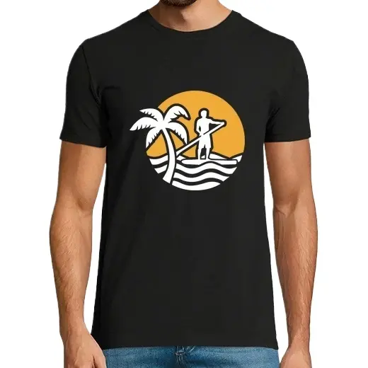 remar de pie,Camiseta de Pádel Divertido, ropa para exteriores - 1