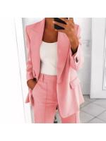 Conjunto de traje de dos piezas para mujer, moda de otoño - details 1