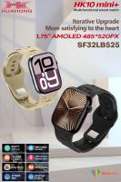 2025 nuevo HK10 mini + Smartwatch Bluetooth llamada 1GB memoria Chat GPT brújula Ai asistente de voz detección de ritmo cardíaco modo deportivo linterna AMOLED Smartwatch - details 0
