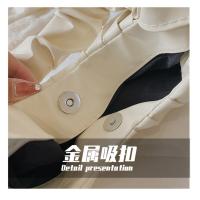 Bolso Bolso de bola de masa hervida de un hombro para mujer Bolso francés Bolso de nube de moda Bolso portátil plegable para las axilas - details 4