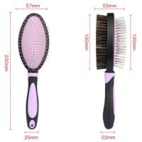 Cepillo de Aseo de Mascotas de Acero Inoxidable Doble Cara para Perros y Gatos - details 0