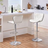Moderno de Cocina Altura Ajustable con Respaldo de Forma Concha Giratorio 360 ° - details 1