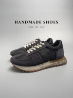 Zapatos deportivos para hombre, hechos a mano, estilo maduro, retro, de cuero, con suela gruesa y transpirable. - details 0