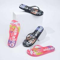 Chanclas de verano a la moda para mujer, Sandalias planas distintivas, plantilla EVA, zapatillas de goma informales para exteriores, zapatos de playa al por mayor - details 2