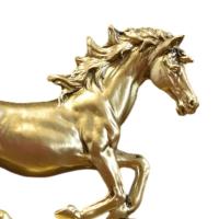 Figurine Collectible Horse Ornament Tabletop Decoration Sculpture for Furniture Desk Decoration Bookcas Office Home Decor