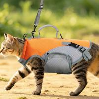 Con chaqueta enfriadora para mascotas con hombro desmontable, transpirable, soporte completo, mochila de abrazo Horizontal, manos libres - details 6