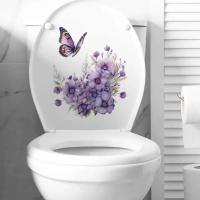 Pegatina de Pared Purple A32 Decoración de Baño, Inodoro, Sala de Estar, Gabinete - details 1