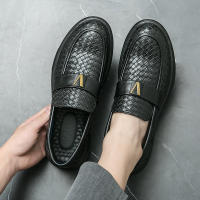 Zapatos Formales para Hombres Hechos a Mano Suela Gruesa PU Aumento de Altura - details 25