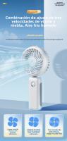 Ventilador de Refrigeración de Agua al Aire Libre Recargable USB Plegable de Mano - details 8
