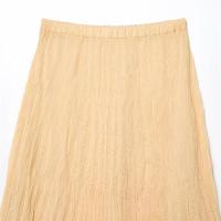 Falda informal holgada con efecto arrugado y cintura elástica, ropa de verano versátil, novedad para 2025 - details 6