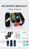 MI8 reloj inteligente con Bluetooth, dispositivo con llamadas, detección de frecuencia cardíaca, modo de ejercicio, recordatorio de sedentarismo, Compatible con Android e IOS - details 0