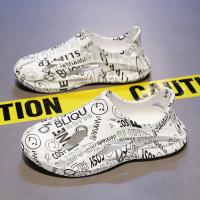 Zapatillas verano casa de los hombres antideslizante desgaste exterior moda nuevas sandalias al aire libre playa resistente al desgaste de una palabra - details 4