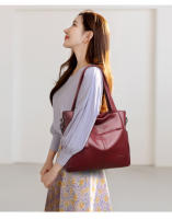 Bolsos de hombros Bolsos de mujer Bolsos de mano versátiles de moda Bolsos de mensajero de mano de cuero suave - details 15