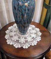 Alfombra ENCE de crochet hecha a mano, pasillo de mesa redonda, posavasos de boda, pantalla de sofá, accesorios de bricolaje, juego de 2 piezas - details 11
