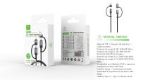 Cable cargador USB C 4 en 1, cable de carga universal 3.3FT 48 husillos de poliéster tejido, cable cargador múltiple de 65W con adaptador USB C/Lightning - details 3