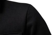 Suéter de manga larga con solapa para hombre, cárdigan con bolsillo, decoración, Color sólido, novedad de otoño e invierno, 2024 - details 28
