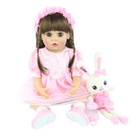 BZDOLL-Muñeca Reborn realista para niñas, juguete de 55 CM y 22 pulgadas, cuerpo de silicona suave completo, encantador, regalo de Navidad - details 12