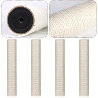 4 postes de repuesto para rascador de gato, 40 cm de repuesto para poste de rascador de gato con tornillos M8, poste de rascador para árbol de gato, sisal para gatitos, torre de árbol de gato - details 2