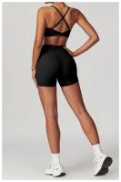 Sujetador de Yoga para Mujer de Nylon Sexy Cruz Transpirable para Gimnasio Top de Primavera/Verano - details 29