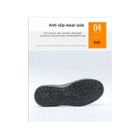 Zapatos De Trabajo Para Hombre Casual Transpirables Loafers Ligeros De Verano Antideslizantes Con Suela Suave Para Playa Y Interior - details 7