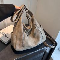 Bolso cruzado de lujo para mujer, bandolera de un solo hombro, de gran capacidad, Retro, mate, de cuero PU - details 15