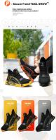 Zapatos de Trabajo Transpirables para Hombres  Zapatillas de Seguridad de Verano con Punta de Acero Antipunctura - details 2