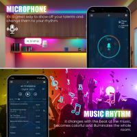 GAHADA Tela LED RGB IC Moderna Control Remoto de 24 Botones Impermeable Color de Sueño Addressable - details 13