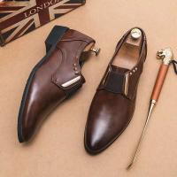 Zapatos de hombre antideslizantes de piel de vaca de cuero genuino chino 2023 - details 1